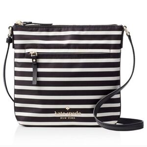 Kate Spade Watson Lane Hester Striped Nylon Crossbody Purse